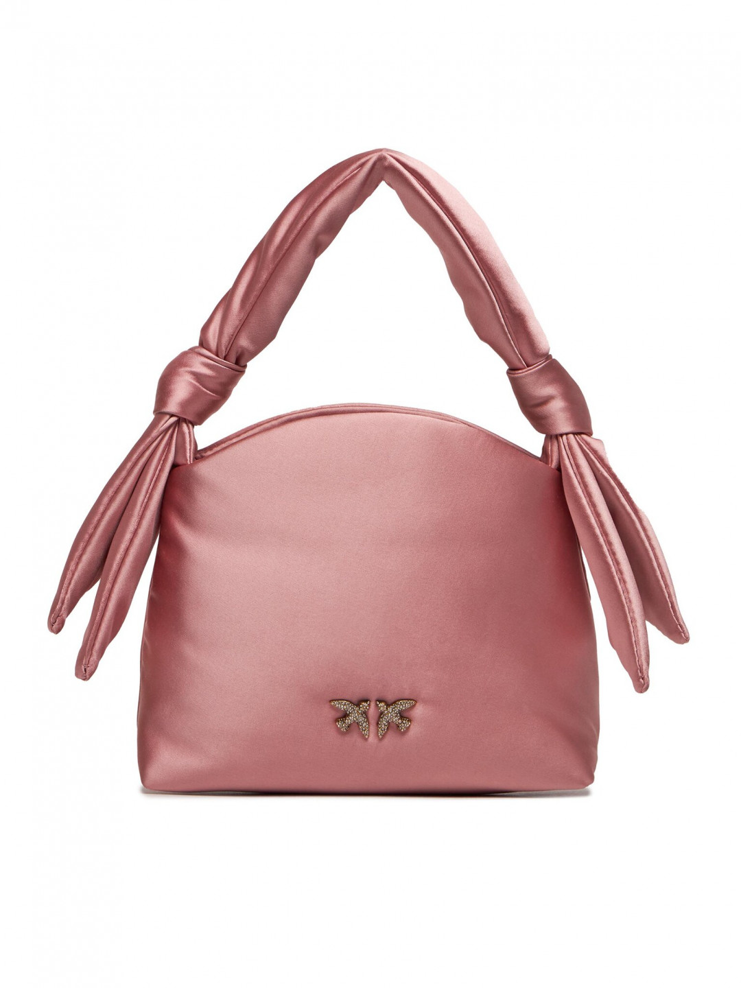 Pinko Kabelka Knots Mini Pouch Satin PE 24 PLTT 102770 A1KA Růžová